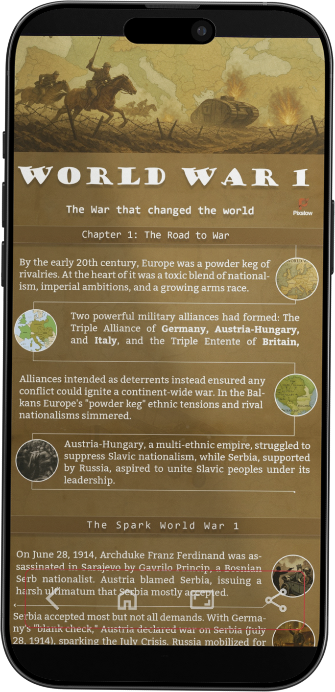 World War I Detail - Pixstow Story